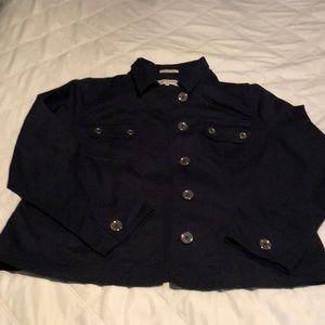 Jones New York Navy Sport Stretch Jacket
